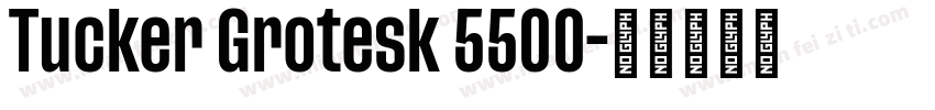 Tucker Grotesk 5500字体转换
